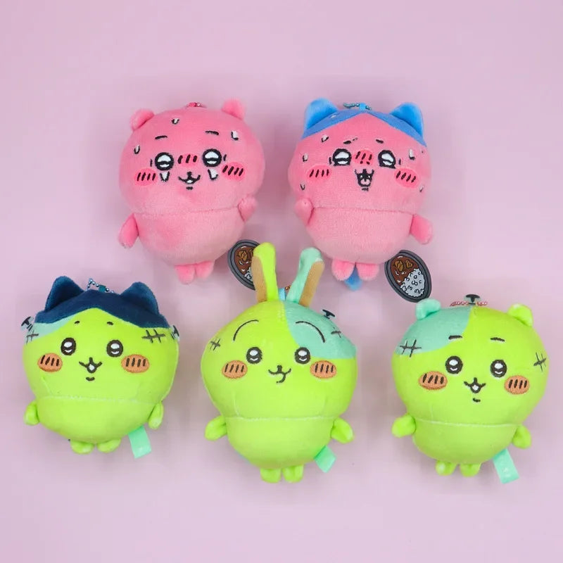 Kawaii Anime Chiikawa Keychain Japanese Cartoon Joke Bear Cross Dressing Halloween Hachiware Usagi Cute Bag Plush Doll Pendant Kawaii Anime Chiikawa Keychain Japanese Cartoon Joke Bear Cross Dressing Halloween Hachiware Usagi Cute Bag Plush Doll Pendant